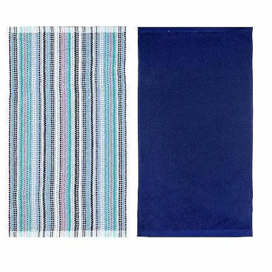 Online Food Network Awning Stripe Kitchen Towel 2-Pk. Kitchen Linens