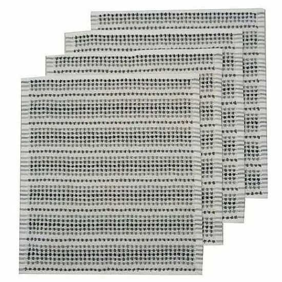 Discount Food Network Awning Stripe Dishcloth 4-Pk. Kitchen Linens