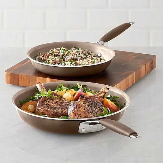Outlet Food Network Ceramic Skillet Twin Pack Cookware & Bakeware