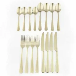 Food Network Classic Champagne 16-Pc. Flatware Set Flatware
