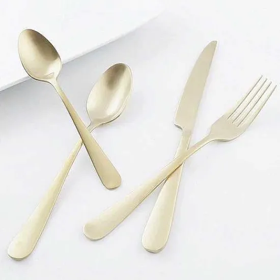 Food Network Classic Champagne 16-Pc. Flatware Set Flatware