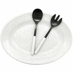 Online Food Network Farmstead Serving Platter & Utensil Set Dinnerware & Serveware