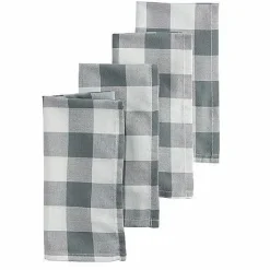Sale Food Network Gingham Dinner Napkin 4-Pk. Table Linens