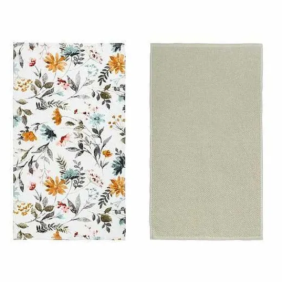 Best Food Network Growing Roots Floral Kitchen Towel 2-Pk. Kitchen Linens