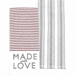 Food Network "Made With Love" Kitchen Towel 2-Pk. Kitchen Linens