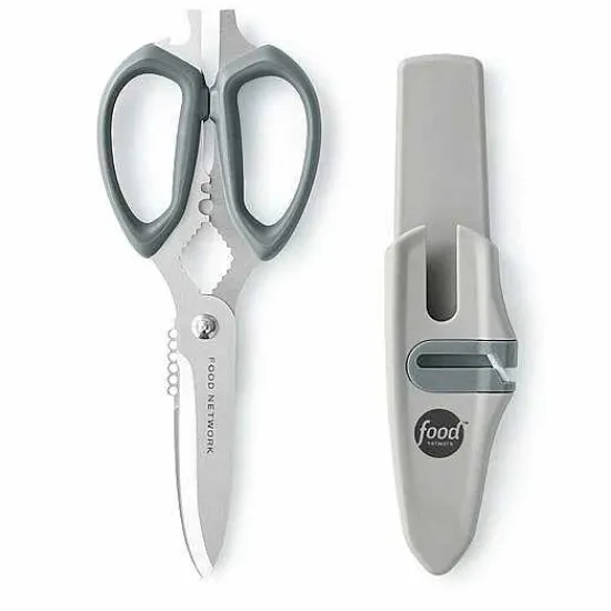 New Food Network Multi-Purpose Shears With Sheath Cutlery & Knives