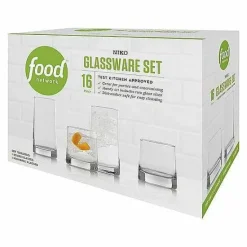 Sale Food Network Niko 16-Pc. Beverage Set Drinkware & Glassware