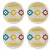Sale Food Network 4-Pc. Casa Sol Melamine Salad Plate Set Dinnerware & Serveware