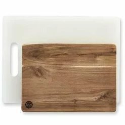 Clearance Food Network 2-Pc. Prep & Serve Cutting Board Set Cutlery & Knives