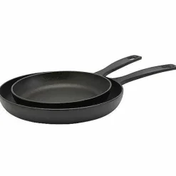Food Network 2-Pc. Pre-Seasoned Cast-Iron Skillet Set Cookware & Bakeware