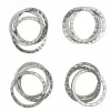 Food Network 4-Pc. 3-Ring Napkin Ring Set Table Linens