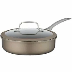 New Food Network 10-Pc. Textured Titanium Nonstick Cookware Set Cookware & Bakeware