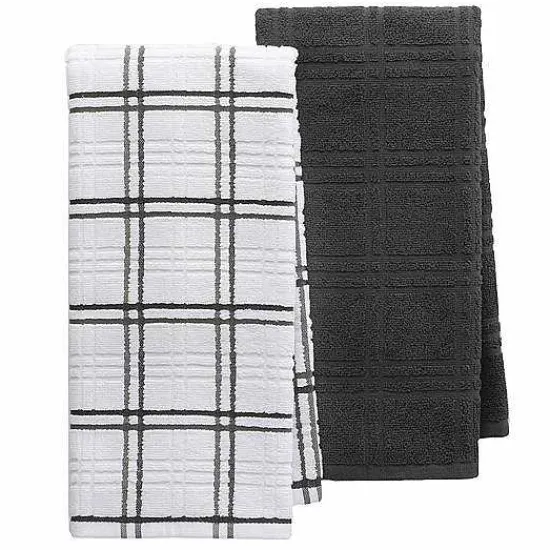 Food Network Plaid Kitchen Towel 2-Pack Kitchen Linens