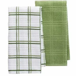 Food Network Plaid Kitchen Towel 2-Pack Kitchen Linens