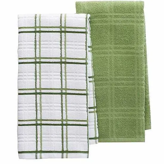 Food Network Plaid Kitchen Towel 2-Pack Kitchen Linens