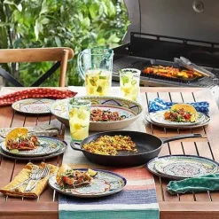 New Food Network Pre-Seasoned Cast-Iron Reversible Grill Cookware & Bakeware