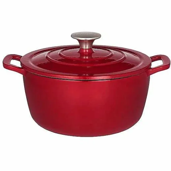 New Food Network 3.5-Qt. Enameled Cast-Iron Dutch Oven Cookware & Bakeware