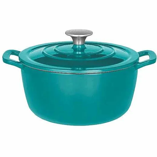 New Food Network 3.5-Qt. Enameled Cast-Iron Dutch Oven Cookware & Bakeware