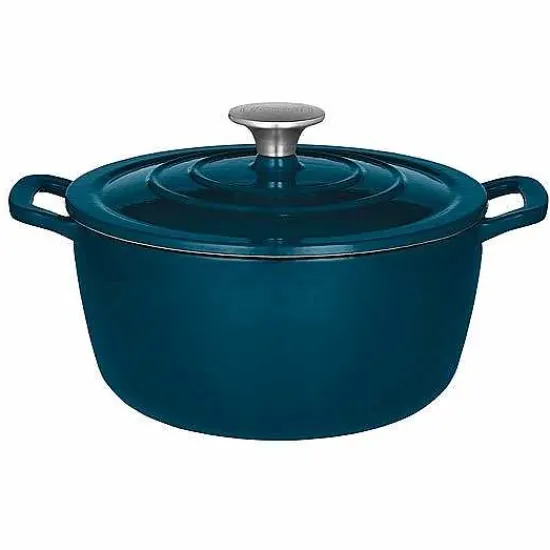 New Food Network 3.5-Qt. Enameled Cast-Iron Dutch Oven Cookware & Bakeware