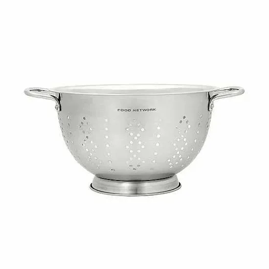 Best Food Network 5-Qt. Stainless Steel Colander Cooking Utensils & Tools