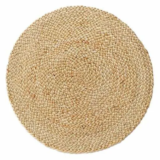 New Food Network Round Jute Placemat Table Linens
