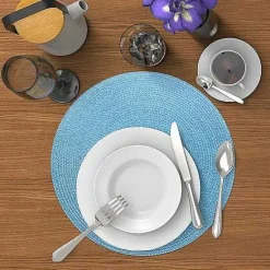 Online Food Network Solid Round Placemat Table Linens