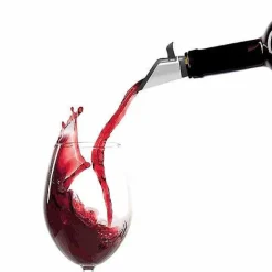 Discount Food Network Stainless Steel Pourer & Stopper Set Wine & Bar Tools