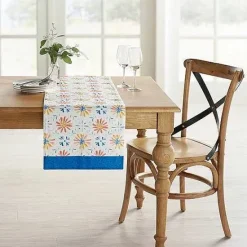 New Food Network Summer Print Table Runner 72 Table Linens
