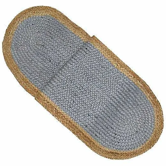 Outlet Food Network Two-Toned Braided Jute Table Runner 54 Table Linens