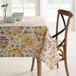 Outlet Food Network Vintage Rug Print Tablecloth Table Linens