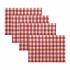 Best Food Network Vinyl Gingham Placemat 4-Pk. Table Linens