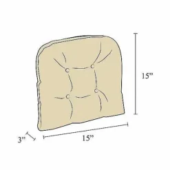 Food Network Watercolor Floral Chair Pad Table Linens