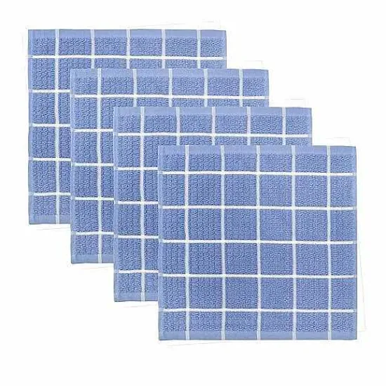 Best Food Network® Windowpane Grid Dishcloth 4-Pk. Kitchen Linens
