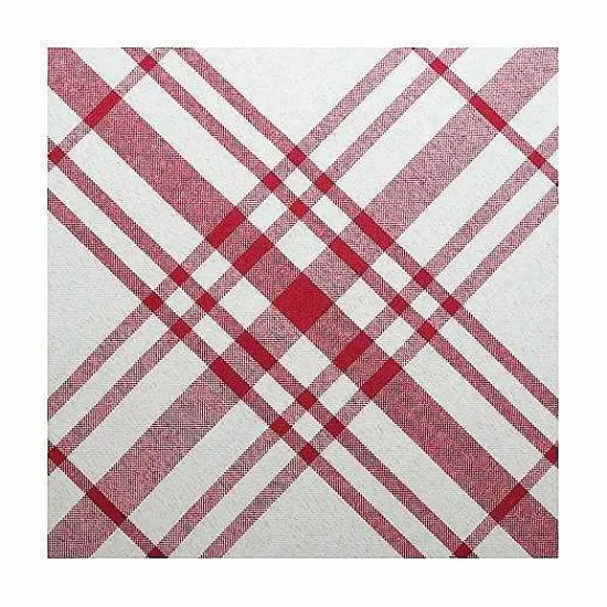 Outlet Food Network Woven Plaid Picnic Tablecloth Table Linens